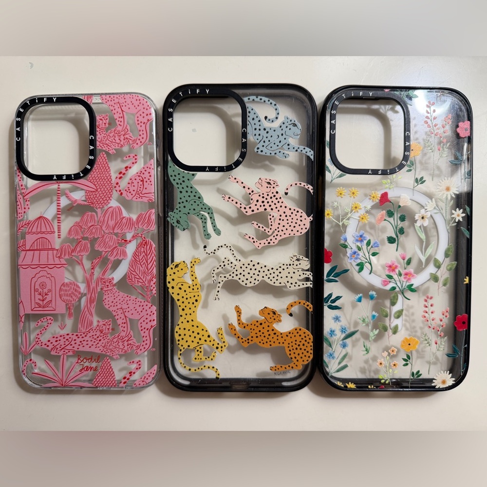 Set of 3 Casetify IPhone 15pro max Cases